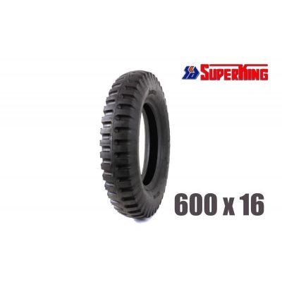 PNEUMATIQUE MILITARY 600 X 16 "SUPERKING" 6PLY