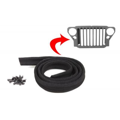 TRESSE DE CALANDRE (KIT+RIVETS) MB / GPW