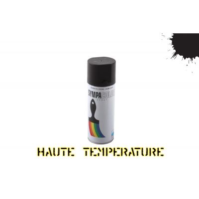 SPRAY 400 ML NOIR HAUTE TEMPERATURE 500°C