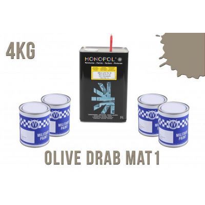 KIT PEINTURE REMORQUE JEEP 4 KG