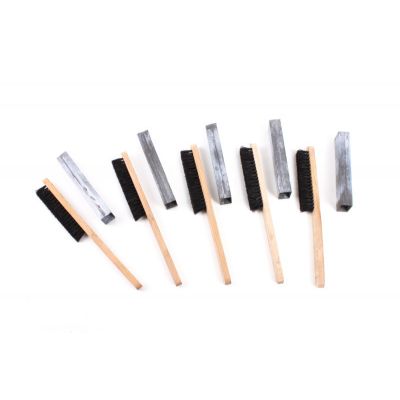 BROSSE NETTOYAGE ARMEMENT POILS DUR (JEU DE 5)