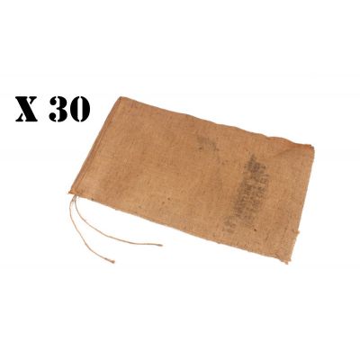 SAC A SABLE TOILE DE JUTE LOT DE 30