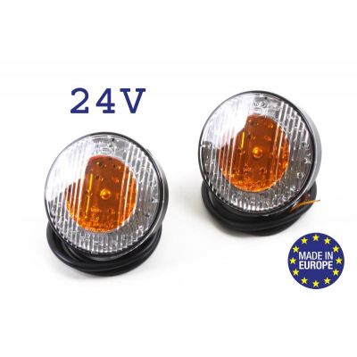 FEUX ARRIERE A LEDS ADAPTABLE 24V LA PAIRE