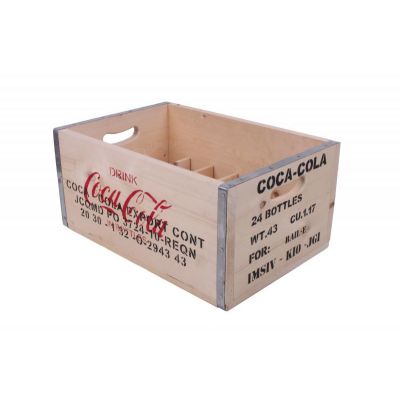 CAISSE BOIS COCA COLA GRAND MODÈLE REPRO