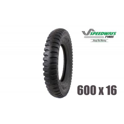 PNEUMATIQUE MILITARY 600 X 16 "SPEED WAYS" 8PLY