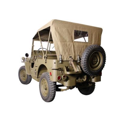 BACHE JEEP STANDARD TOILE EPAISSE AVEC MICA