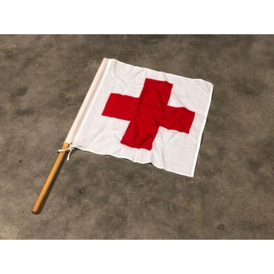 DRAPEAU RED CROSS COTON NEUF