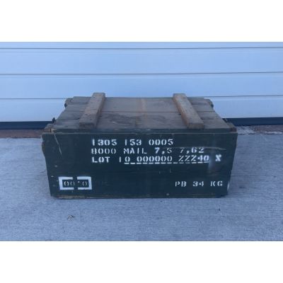 CAISSE BOIS MUNITIONS