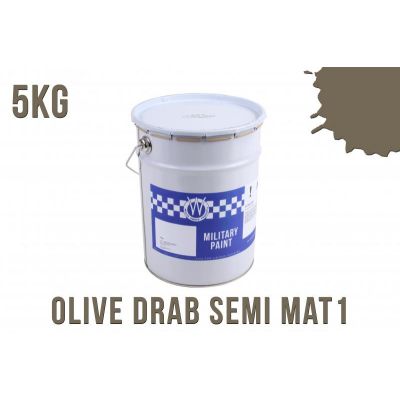 PEINTURE OLIVE DRAB ORDNANCE STOCK SEMI MAT1  5 KG