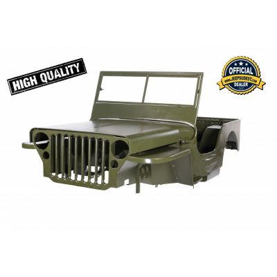 Jeepshop24 - Sitzbezug-Set vorne und hinten Neopren schwarzJeep CJ