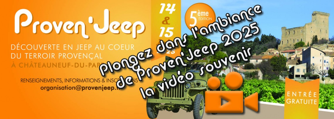 Proven'jeep la vidéo souvenir