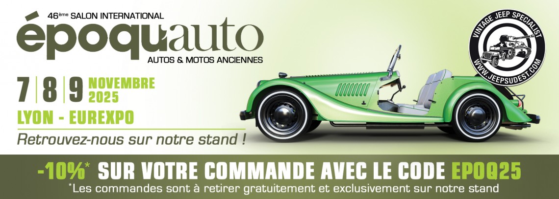Salon Epoquauto les 7,8 et 9 novembre 2025 Lyon EUREXPO