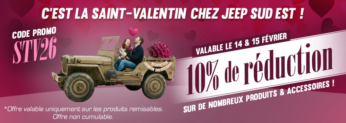 St valentin offre 10%
