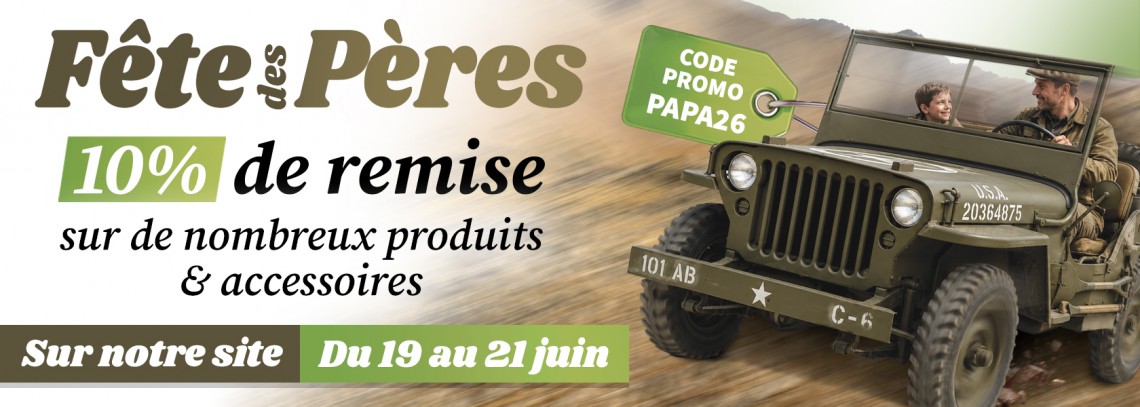 Fête des Pères 10%