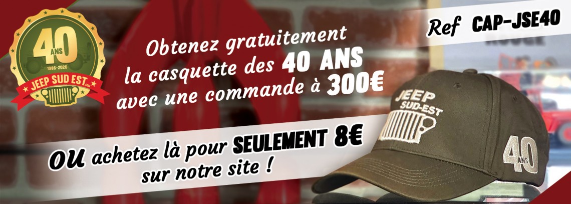 Vente casquette 40 ans