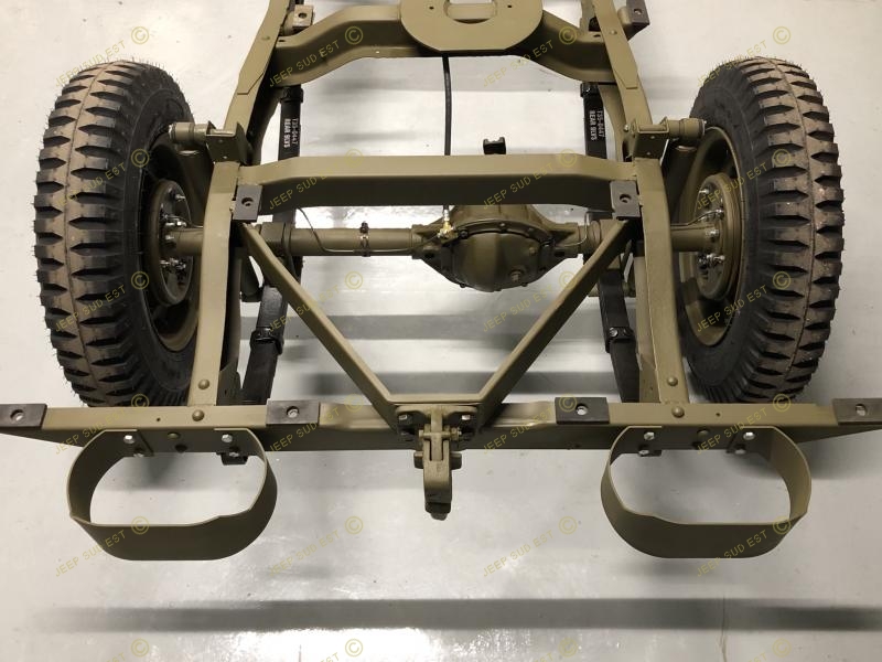 Jeu cales caoutchouc entre chassis et caisse (14) - Eugene Jeep Parts