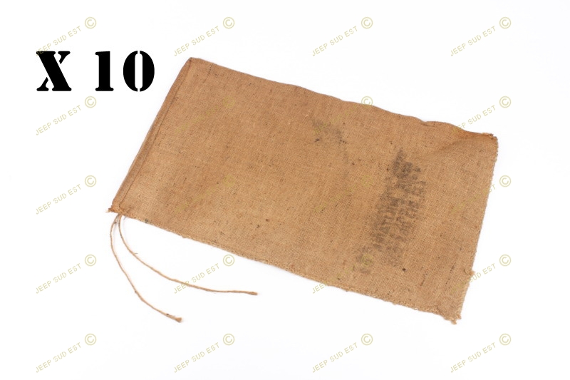 SAC A SABLE TOILE DE JUTE LOT DE 10, ACCESSOIRES ARMEMENT FR