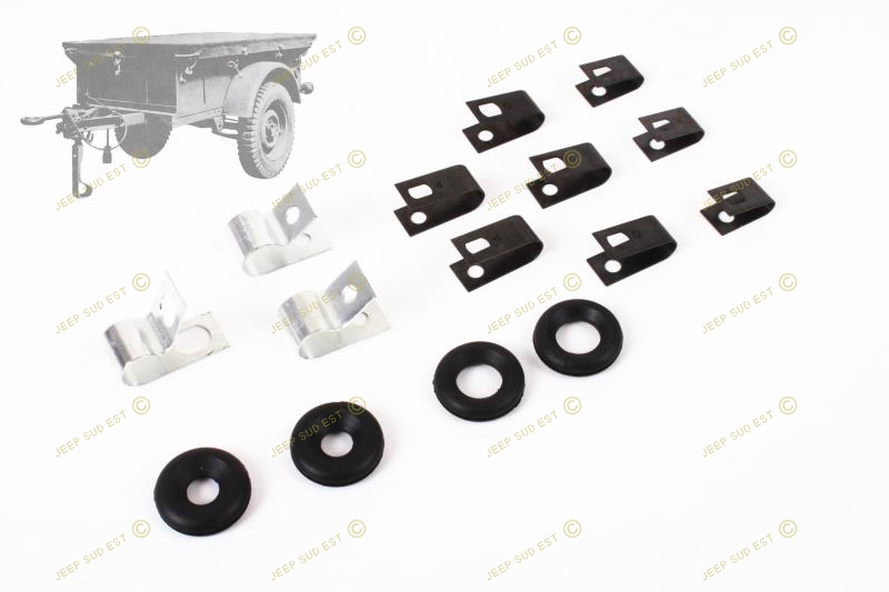 Pièces remorque 1/4T US, REMORQUE 1/4T US, REMORQUES - JEEP SUD EST