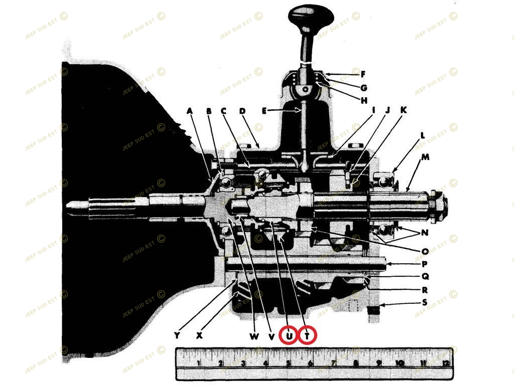 KIT PIGNON ET SYNCHRO 1/2 ème VITESSE BOITE DE VITESSES MLGU