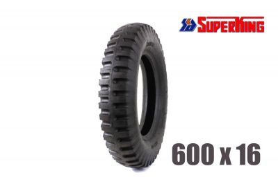 PNEUMATIQUE MILITARY 600 X 16 "SUPERKING" 6PLY