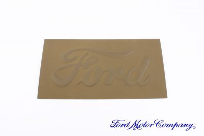 PLAQUE NUE EMBOUTIE "FORD" DE PANNEAU ARRIERE