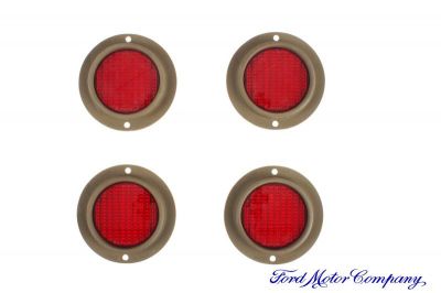 CATADIOPTRE ROND ROUGE FORD GPW (JEU DE 4 )