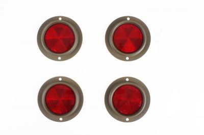 CATADIOPTRE ROND ROUGE TIGER EARLY MB (JEU DE 4 )