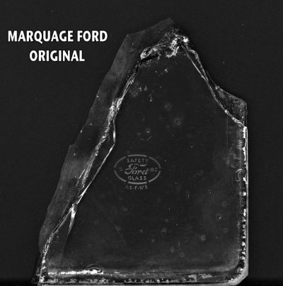 GLACE DE PARE BRISE FORD GPW LA PAIRE (D+G) AVEC GRAVAGE