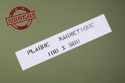 PLAQUE MAGNETIQUE 100 X 500 mm
