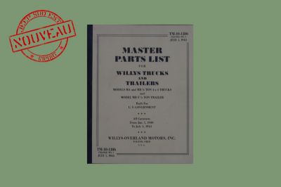 MASTER PARTS LIST JEEP MB/GPW