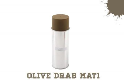 SPRAY 400 ML KAKI OLIV DRAB ORDNANCE STOCK MAT1