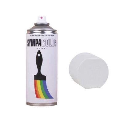 SPRAY 400 ML BLANC MAT MARQUAGE