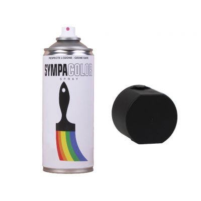 SPRAY 400 ML NOIR HAUTE TEMPERATURE 500°C