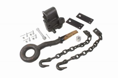 KIT ANNEAU COUDE + BLOC FONTE + CHAINES + VIS