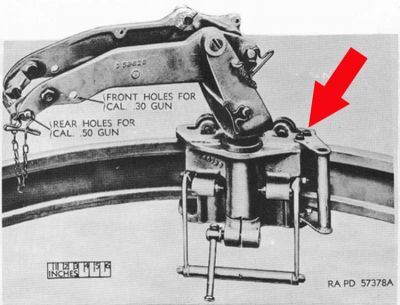 CHARIOT SUPPORT CRADLE CAL.50 SUR RING