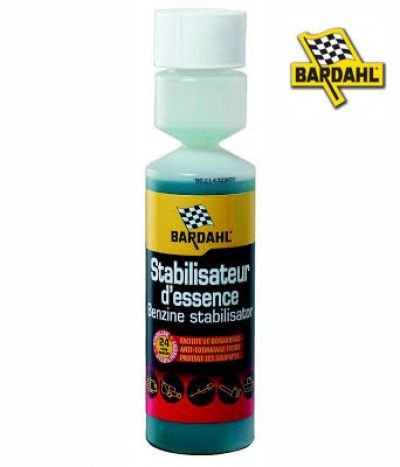 stabilisateur d'essence 250ml. Additif de conservation et de protection du  carburant avec effet antioxidation. Protectio