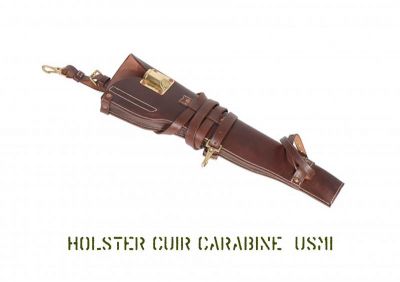 HOLSTER CUIR CARABINE USM1 + SANGLES