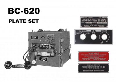 JEU DE 4 PLAQUE POUR BC620 USA