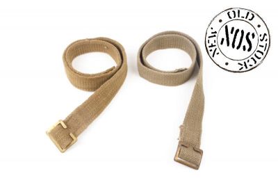 SANGLE TOILE BEIGE TYPE GB WWII (LA PAIRE)