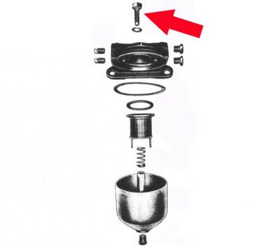 VIS CUVE FILTRE A ESSENCE