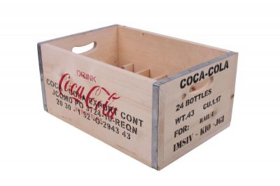 CAISSE BOIS COCA COLA GRAND MODÈLE REPRO