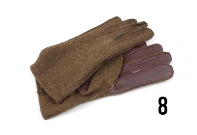 GANTS ARMEE FRANCAISE CUIR / LAINE TAILLE 8