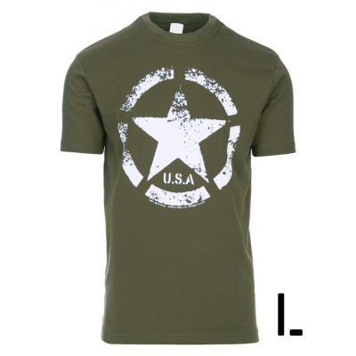 T-SHIRT L VINTAGE ETOILE US ARMY