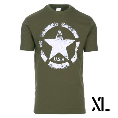 T-SHIRT XL VINTAGE ETOILE US ARMY