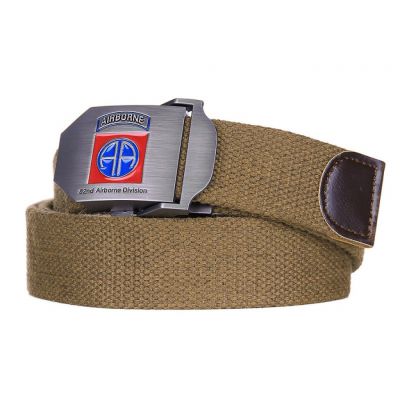 CEINTURE TISSU MARRON 82nd AIRBORNE