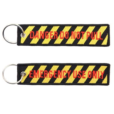 PORTE CLEFS "DANGER DO NOT PULL"
