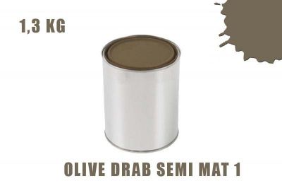 PEINTURE OLIVE DRAB ORDNANCE STOCK SEMI MAT1  1.3KG