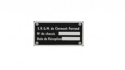 PLAQUE ERGM DE CLERMONT-FERRAND