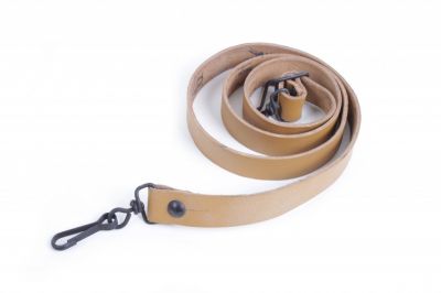 SANGLE CUIR BEIGE CLAIR  118 CM