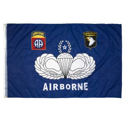 DRAPEAU AIRBORNE BLEU